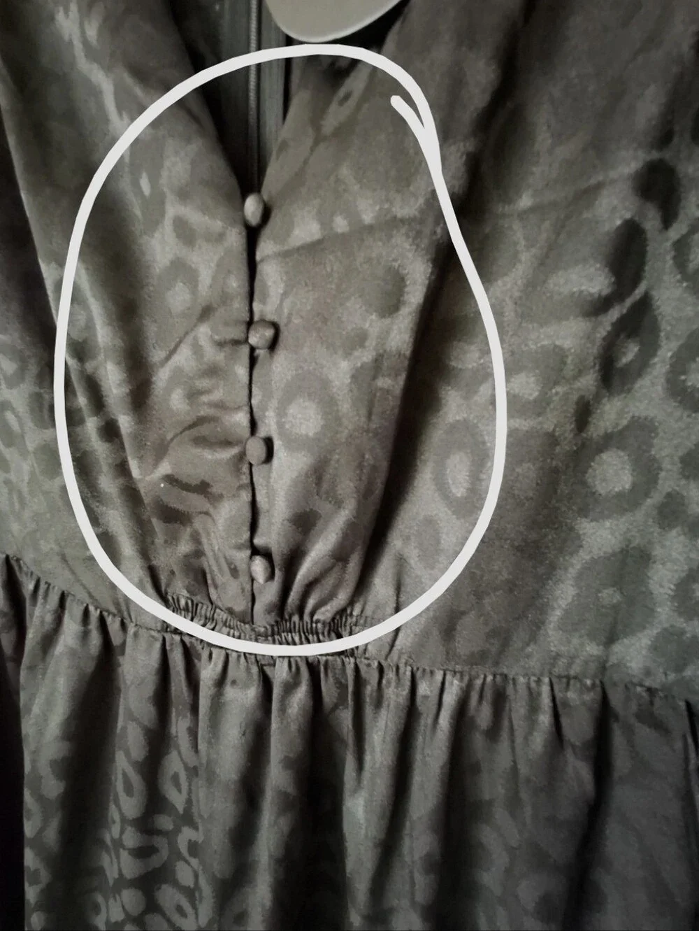 NWT Mittoshop Monochromatic Black Satin Jacquard Midi Dress